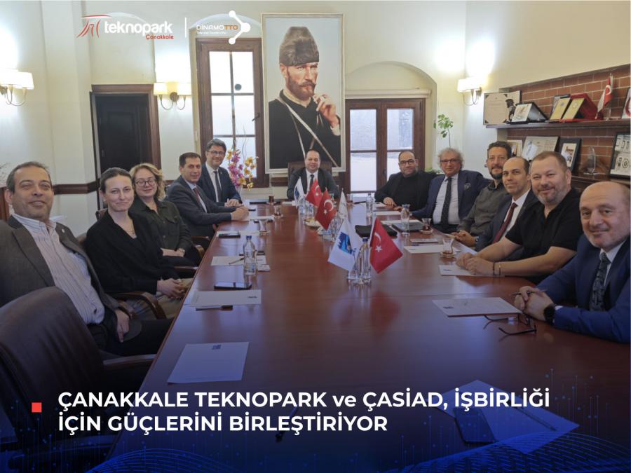 Çanakkale Teknopark ve ÇASİAD, işbirliği için güçlerini birleştiriyor.