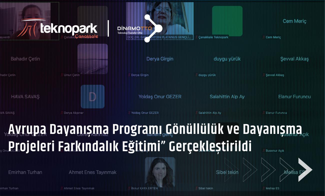 Avrupa Dayanışma Programı Gönüllülük ve Dayanışma Projeleri Farkındalık Eğitimi” Gerçekleştirildi